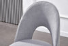 1/2/4/6 Velvet Dining Chairs Set Padded Seat Metal Leg Kitchen Home Office Chair