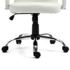 Executive Office Chair Swivel Ribbed High Back Leather Chair Computer Desk Chair