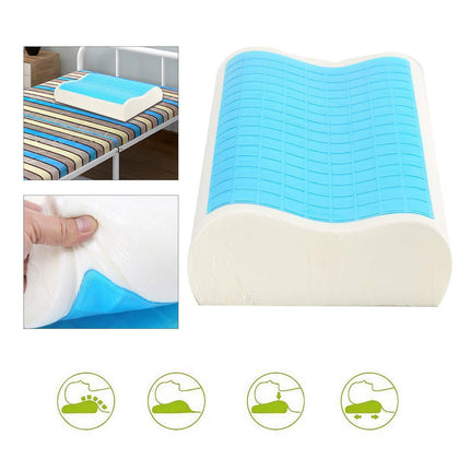 Memory Foam Contour Cervical Neck Pillows Cooling Orthopedic Gel Firm Back Head