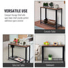 Industrial Small Console Table Vintage Rustic Shelf Hall Metal Side Table Room