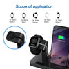 UK Charger Holder Charging Dock Stand Station for iWatch iPhone 12 Pro 11 XS X 8