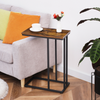C Shaped End Table Sofa Side Table Coffee Table Wooden Living Room