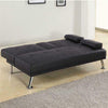 Faux Leather Sofa Bed 3 Seater Cup Holder Click Clack Recliner Settee Couch Sofa
