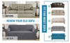 1/2/3 Large Seater Jacquard Sofa Cover Couch Slipcover Stretch Elastic Protector