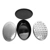 Kitchen Stainless Cheese Grater with Container Storing Fruits Cheese Box UK