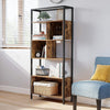 Modern Large Bookcase Office Book Shelf Storage Tall Shelving Unit Dispaly Rack