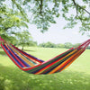 Premium Garden Camping Canvas Hammock Lightweight Hang Bed Outdoor Travel Swing