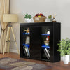 High Gloss LED Light Sideboard Storage Bedside Table TV Stand Cupboard Cabinet