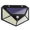 2x 100 LED Solar Power PIR Motion Sensor Wall Light Outdoor Garden Security Lamp