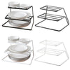 Kitchen Dish Drainer Cup and Dish Organizer 2 Tier Dish Rack Durable Iron Art UK