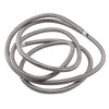 NEW QUALITY AN6 STAINLESS STEEL BRAIDED FUEL HOSE LINE OIL PETROL SILVER 3 Meter