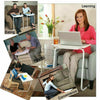 Notebook Desk Adjustable Laptop Table Portable Small Table Sofa Dinner Lap Tray