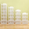4/5/6/7/8 Tier Shoe Rack Storage Shelf Unit Cabinet Organiser Footwear White UK