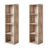 2, 3, 4 Tier Wooden Bookcase Shelving Display Shelves Storage Unit Wood Shelf