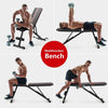Adjustable Multifunctional Weight Bench Exercise Workout Training Benches Black