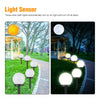 Large Jumbo Outdoor Garden White LED Ball Solar Light Lamp Giant Globe Post UK