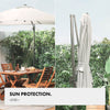 Roma Parasol – Umbrella/Sun Shade – Tilt & Rotate – UV30+ Protection