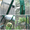 4 Tier Greenhouse Frame Outdoor Garden Shed Plant Grow Green House W/ PVC Cover