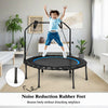 40" Foldable Fitness Trampoline Kids Adult Exercise Jump Rebounder W/ Handle