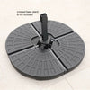 Set of 4 Banana Parasol Base Weight Cantilever Outdoor Umbrella Parasol Stand