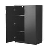 Cabinet with 2 Doors Storage Units Cupboards Cabinets 2 Shelves for Office Home