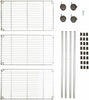 3 Tier Chrome Metal Storage Rack/Shelving Kitchen/Office/Garage Unit Castors