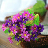 36 Heads Artificial Silk Flowers Bunch Wedding Home Grave Outdoor Bouquet UK
