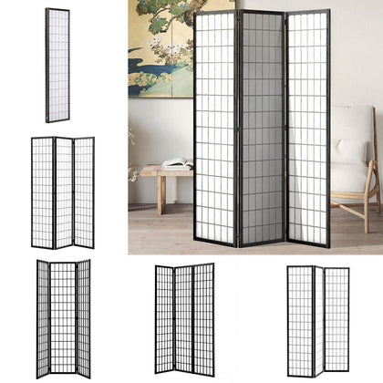 Room Divider Partition 3/4/6 Panels Folding Privacy Screen Separator Home Office