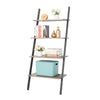 Industrial Ladder Shelf 4 Tier Bookcase Plant Flower Stand Storage Rack