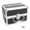 Large Vanity Case Beauty Box Make up Cosmetic Nail Storage Travel Lockable+ Key