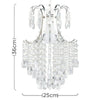 Pendant Shade Chandelier Design Easy Fit Acrylic Jewel Droplet Ceiling LED Light