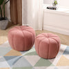 Nordic Pumpkin/Peach Shape Pouffe Stool Sofa Footrest Hallway Seat Ottoman Chair
