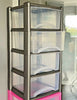 LARGE 3 & 4 PLASTIC DRAWERS -TOWER UNIT TROLLEY CHEST DRAWER SCHOOL OFFICE HOME
