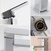 Modern Bathroom Basin Sink Tap Monobloc Mixer Taps Faucet Waterfall Chrome Brass