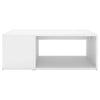 Home Storage Coffee Table White 90x67x33 cm Chipboard Living Room