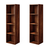 2, 3, 4 Tier Wooden Bookcase Shelving Display Shelves Storage Unit Wood Shelf