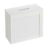 Wooden Bathroom Storage Unit Multipurpose Bathroom Cabinet Box Slimline White