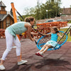 Net Hanging Swing Chair Kids Indoor Outdoor Play Equipment W/ Adjustable Ropes