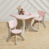 Kid Table and 2 Chairs Set Activity Play Table Study Writting Desk for Toddlers