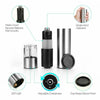 2PCS Electric Salt and Pepper Grinder Set Shaker Mills Adjustable Coarseness Set