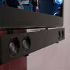 Adjustable Universal Soundbar Bracket Holder Mount Under or Over TV Fits Any TV