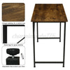 Wood Computer Desk Laptop PC Table Home Office Study Simple Workstation UK