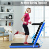 2 in 1 Folding Treadmill Electric Walking Running Machine Bluetooth LED Display