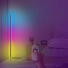 RGB Colour Changing LED Corner Floor Lamp Minimalist Mood Light 140cm Tall