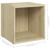 TV Cabinets 2 pcs Oak 37x35x37 cm Chipboard Living Room Hot Sale