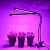 2 Head 40LED Grow Light Plant UV LED Growing Indoor Clip Plants Lamp Hydroponics