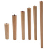 4pcs/Set Wooden Furniture Legs Tapered Beech/Oak Feet Table Chair Sofa Cabinet