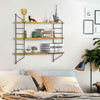 3 Tiers Rustic Industrial Wall Floating Shelf Wooden Storage Shelving Unit