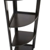 5 Tier Corner Shelving Unit Triangle Bookcase Storage Display Shelf Free Stand