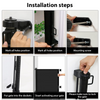 Retractable Pet Dog Gate Safety Guard Folding Baby Toddler Stair Gates Isolation
